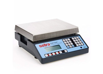 Counting Scale Setra 140CP Digital Scale 140 lb Capacity Stainless Steel Top 